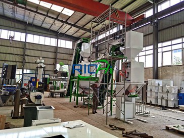 Biomass Wood Pelleting Line Project 