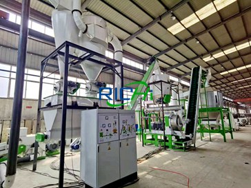 wood pellet production line project